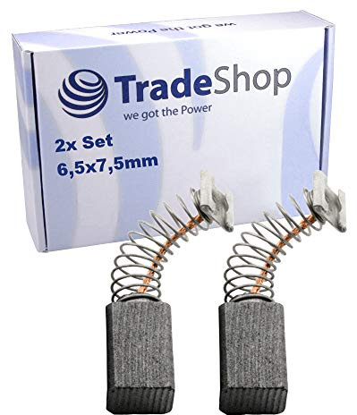 2x Kohlebürsten für Hitachi DH28PCY DH28PX DM 20V DM-13A DMT-13A DMV-13 DU-10 DU-10 SH DUT-10 DUT-10A DUT-10S DUT-13 DUV-10 Motorkohlen Kohlestifte