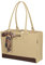 RAIKOU KULT Filz-Tasche mit abnehmbarer InnentascheHochwertige EinkaufstascheStrandtascheHenkeltasche ZeitungskorbGarten Picknick AufbewahrungvielseitigeHandtasche(44×30×15cm,Beige/Coffee)
