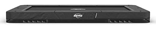 BERG Sports Ultim Champion InGround 330 Grau | Premium Bodentrampolin rechteckig 330 x 220 cm | Airflow Pro Sprungtuch & TwinSpring Federn | leises Springen & extra Stabiler Stahlrahmen