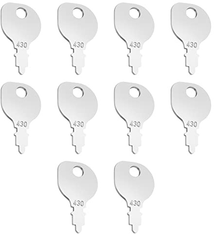 EMSea 10pcs Chiavi Di Avviamento Accensione 52813000 365410 Compatibile Con John Deere Trattorini Tosaerba Compatibile Con Murray Compatibile Con MTD Compatibile Con Snapper