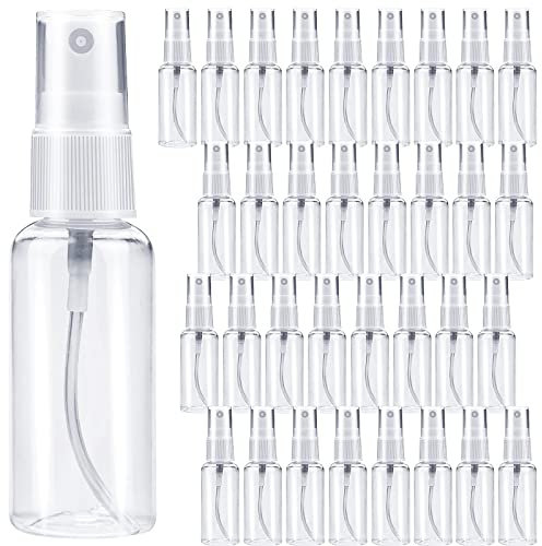 35 Stück Sprühflaschen Kleine 30ml Mini zum Plastik Befüllen Parfüm Zerstäuber Leer Spray Bottle Parfümflasche Nachfüllbar Tragbares Transparente Sprayflasche für Körperpflege Flüssigkeit Kosmetik