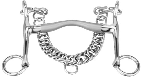 Sprenger SATINOX Pony Reitkandare 14 mm - Edelstahl rostfrei, 105 mm Weite