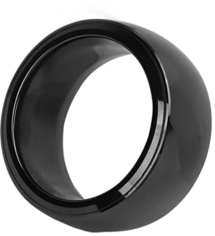Tbest Smart Ring, Wasserdichter Keramik-NFC-Ring,R4 Smart Ring Multifunktionaler Intelligenter Tragbarer Universal-Sensing-NFC-Ring Für Mobiltelefone,Fasion-Ring Für Männer Und Frauen (Größe 11)