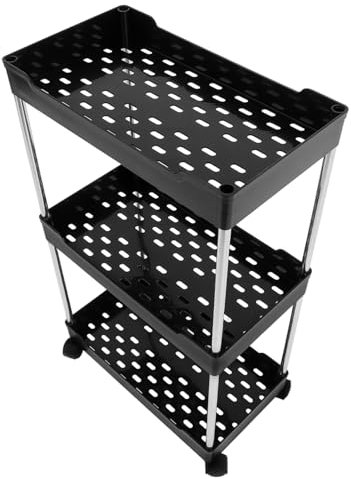 Levemolo Rollwagen Mit Rädern Aufbewahrungsregal Organizer Für Küche Badezimmer Home Mehrschichtiger Lagerungswagen Herausnehmbares Regal Kompakt Und Vielseitig