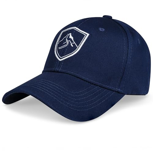 Solohike Unisex Baseball Cap - Verstellbare Kappe aus 100 % Baumwolle mit gesticktem Berglogo - Sportliche Schildmütze für Damen & Herren - Ideal für Sommer, Reisen, Outdoor, Sport & Alltag