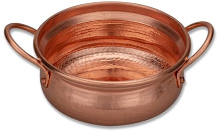 NCPSAKD 0.8l,Batería de Cocina de Cobre Puro - Olla para cocinar Mermelada a Fuego Lento