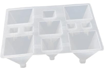 HOODANCOS 11griglia Stampo Silicone Per Torta Fondente Epossidica Cristallina Stampo Silicone Antiaderente Per Cioccolato Caramelle e Lavoretti Fai Da Te