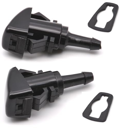 2X Ugello lavavetri a getto per lavare il parabrezza per tergicristalli Per Hyundai i20 i30 i40 ix20 ix35 ix55 Elantra Ioniq Santa Fe Tucson Per Kia Sportage Sorento Carens Soul Venga 98630-2K100