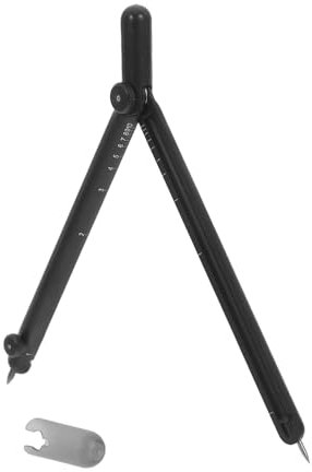 CANIGHT Studenten-metall-zeichenzirkel Mit Radius- Für Präzises Zeichnen Holzbearbeitung Langlebiges Design Komfortabler Griff Und Digitale Anzeige Für Exakte Ergebnisse