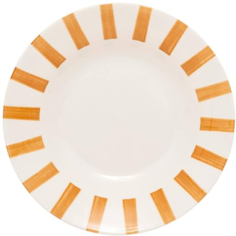 Atmosphera - Lot de 6 assiettes creuse cheri jaune d20,2xh4cm
