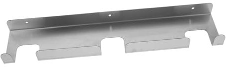 HEMOTON Pot Bar Mounted Detachable Pans Hanger Rack Stainless Steel Kitchen Storage for Pizza Tools and Utensils Space-saving Design Easy Installation Suitable for Home and Commercial Use