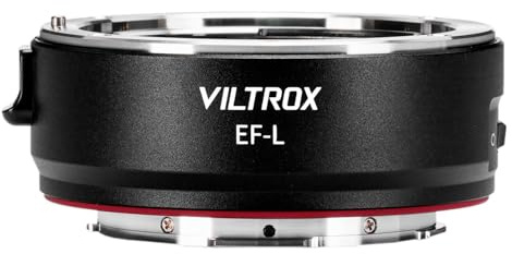 EF-L Autofocus Metal Lens Adapter Ring Compatible for Canon EF Series Lens to L-mount Camera Iumix S1 S1R S1H S5, Ieica SL T TL CL, Sigma fp L