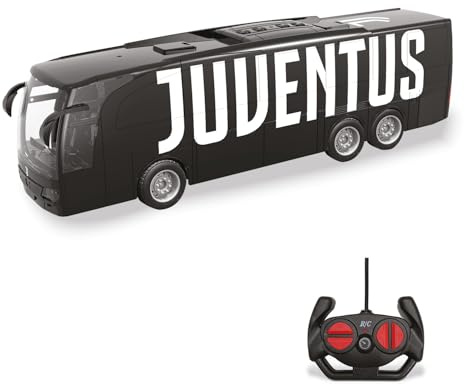 MONDO Motors Bus Radiocomandato Juventus, modello lunghezza 33 cms, batterie ricaricabili incluse, bus giocattolo per bambini 63854