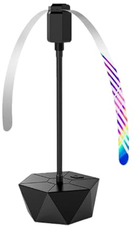 Fly Fans for Tables USB Rechargeable, Portable Fly Fan with Soft Blades, Electric Flys Repellent Fans Tabletop Insect Spinner Keep Flies Away from Food, Indoor Outdoor for BBQ Picnic Camping (1PCS)