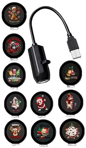 Projecteur De Noël Extérieur – Lumière De Projection De Vacances Rotative, Décoration Festive | Lumière De Fête De Noël À LED Pour La Maison, Le Salon, La Chambre À Coucher, Le Bureau, L'école