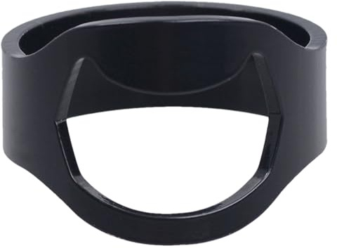 Anello apribottiglie di birra per gli uomini Apribottiglie anello di birra gioielli strumento barra apribottiglie anello in acciaio in