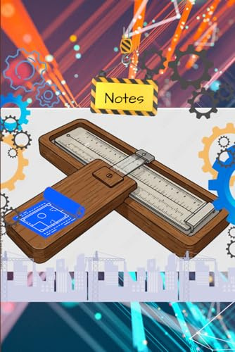 Slide Rule: 100 page gridded 6x9 notebook for precision tasks, engineering sketches, and structured note taking