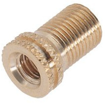 Ventiladapter Autoventil AV --> DV/SV Übergangsnippel Messing