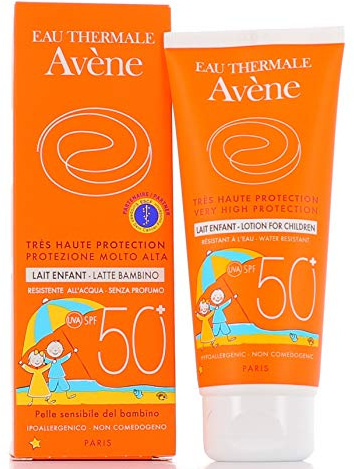 Avène Pelli Sensibili SPF50+ Latte Solare Protettivo Bambini 100 ml