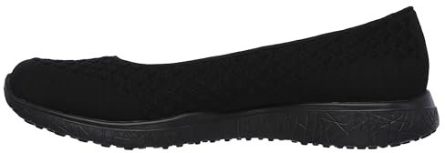 Skechers Women's Microburst - one-up Fashion Sneaker, Black, 5.5 UK