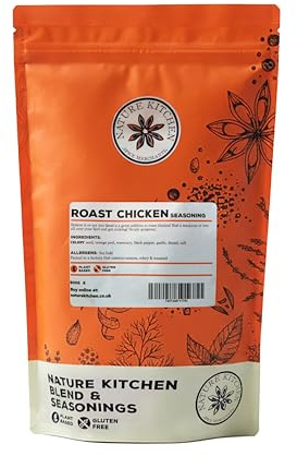 Nature Kitchen Roast Chicken Seasoning 500g Mild, Premium Herb Spice Blend, Gluten Free, Vegan Seasoning for Chicken, Roasts, Gravy and Everyday Home Cooking