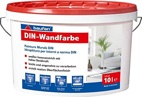 Baufan DIN-Wandfarbe 10 Liter