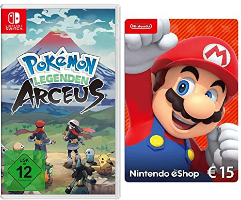 Pokémon-Legenden: Arceus [Nintendo Switch] + eShop Card | 15 EUR Guthaben (Download Code)