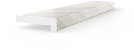 Seiletech.de Banco de ventanas de PVC | 20 cm x 70 cm | mármol | alféizar de la ventana | para interior | interior | metro | Salón | Decoración | Plástico