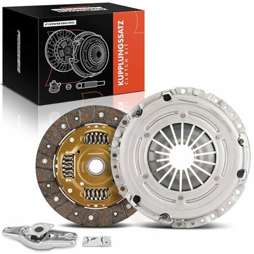 Frankberg Kupplungssatz Kompatibel mit Polo 9A 9N 1.2L 2001-2007 Room.ster 5J 1.2L 2006-2007 Fabia I 6Y2 1.2L 2001-2008 Ibiza III 6L1 1.2L 2002-2009 Replace# 03D141031A