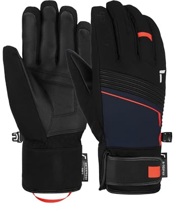 Reusch Louis R-Tex® XT - Guantes de Invierno Unisex, Impermeables, Resistentes al Viento y Transpirables, Guantes de Nieve, Guantes de esquí para Hombre y Mujer
