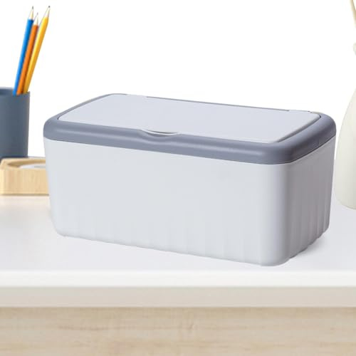 Staubdichte Feuchttücherbox - Babytücherbox mit Deckel, Feuchttücherhalter für Badezimmer mit Siegeldesign | Aufbewahrungsbox für Feuchttücher für Badezimmer