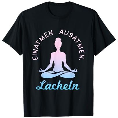 Yoga Lächeln Spruch Lustig Für Yogi Und Spirituell Sport T-Shirt