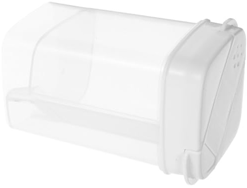 Salière et Poivrière Double Couvercle en Pp, Boîte de Table | Transparent, Rangement Polyvalent pour Sel, Poivre, Sucre et Café, Format Compact Cuisine et Déplacement