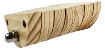 kowaku Single Fuß Gleichgewichtsbrett Balance Board Balancetrainer Wackelbrett Fußtrainer Holz für Senioren Fitnessstudio Heimtraining Tägliches Training