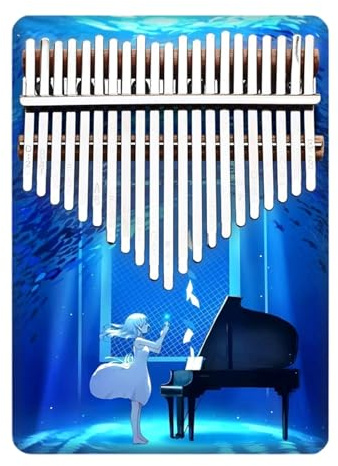 Kalimba-Instrument 21-töniges Farbiges Daumenklavier Kalimba – Kreatives Instrument Für Anfänger(4)