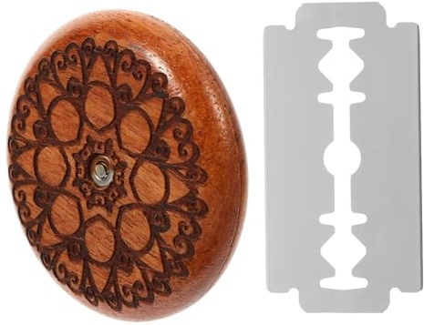 DIYEAH Herramientas para Corte y Marcado de Masa de Pan Cuchillo con Mango de Madera y Reemplazables Resistente y Fácil de Usar para Repostería y Panadería Artesanal