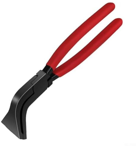 Besttoolifes Alicates de flexión de 45 grados, apertura de mandíbula de 0 a 95 mm, herramienta de doblado de chapa de acero al carbono con asas antideslizantes para techos y proyectos de bricolaje