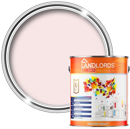 Landlords Fence and Garden Shed Paint | Furniture, Barn, Wood and Outdoor Paint | Quick-Drying Protection for Furniture | Baby Pink 5L