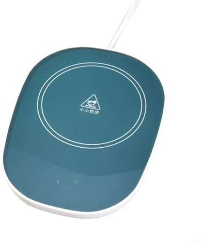 Calentador automático de tazas con control termostático y características de seguridad fiables para el hogar (verde)