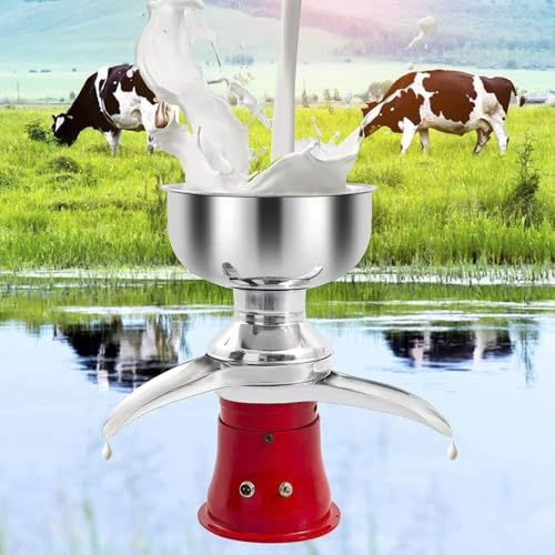 Séparateur centrifuge de crème de lait, séparateur centrifuge électrique, capacité de production de 50 l/h, séparateur de graisse de crème de lait pour usage agricole et domestique