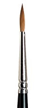 Winsor & Newton Series 7 Kolinsky Sable Brush, Round SH #2, Brown