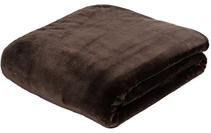 Gözze - Premium Cashmere-Feeling Wohn- und Kuscheldecke, 500 g/m², 180 x 220 cm - Schoko