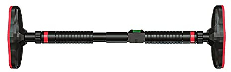 Klimmzugstangen Hua Verstellbare 70-150 cm Klimmzugstange, Indoor & Outdoor Fitness Bars, Home Gym Männer Und Frauen Krafttrainingsgeräte, Kein Schlagen Erforderlich (Size : 119-150cm)