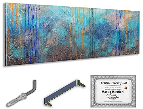 Monica Mirafiori I 150x50 cm I Quadro Dipinto a Mano I Pittura Acrilica I Arte Moderna I Quadri Moderni