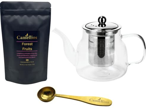 Coffret cadeau pour thé en vrac, camélios (fruits des forêts)