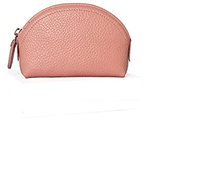 Visitenkartenetui Damen-Visitenkartentasche aus Rindsleder mit großem Fassungsvermögen Zero Wallet Multifunktions-Kartentasche Geschäftskartenhalter (Color : Pink)