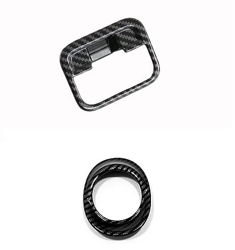 Kompatibel Mit Mercedes Für Benz C-Klasse W206 C180 C200 C300 2022 2023, Auto-Lichtschalter-Abdeckung, Handbremsknopf-Abdeckung, Zubehör Handbremsschalter Taster