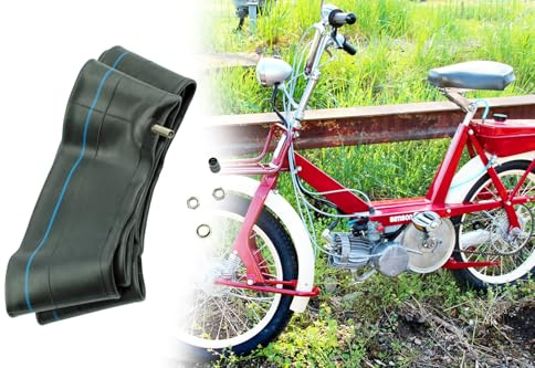 Schlauch 2 1/4 x 16 Zoll 2.25 x 16 Zoll für Simson SL1, Moped Anhänger, Mofa, TR4 AV Autoventil gerade