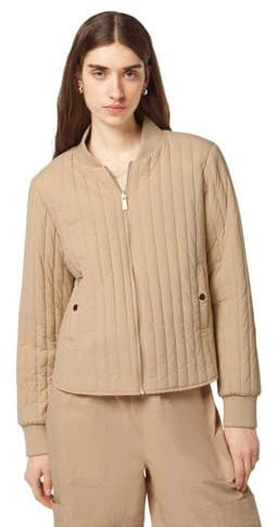 Scotch & Soda Printed Reversible Bomber Jacket, Chaqueta, Mujer, Soft Camel/Abstract Sun Sand, XL