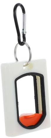 EXHUMKY Glow Dark Zip Tie Organizer Cable Tie Holder for Cable Management Square Organizer Keychain